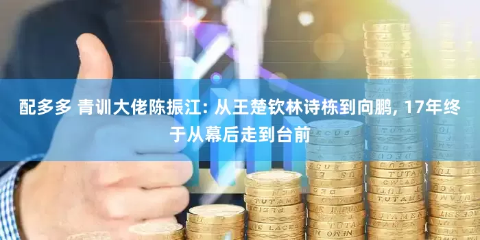 配多多 青训大佬陈振江: 从王楚钦林诗栋到向鹏, 17年终于从幕后走到台前